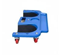 Gralara Genouillères à roulettes Professionnelles Chariot Agenouilloir Planche Roulante Support Genoux avec Compartiment Outils Plastique Ergonomique, Bleu