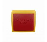 Gralara Interrupteur Arrêt Tapis Cadre Jaune Bouton Arrêt D'urgence Montage Facile Bouton Poussoir Rouge, Bouton D Arrêt D Urgence Mai Bao He