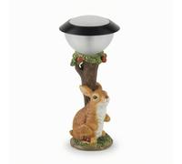 Gralara Lampe Solaire Jardin Décoratif Luminaire Économique pour Allée, Terrasse, Lampe Solaire Décorative Avec Lapin