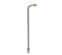 Gralara Lance à Pression pour Nettoyeur Haute Pression Rallonge Buse Embout Tige Métallique avec Pointe en Laiton Montage Rapide 1/4 Pouce Adaptée au, Buse Coudée À 90 Degrés, Version Longue 325mm
