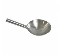 Gralara Lche Cuisson Polyvalent Soli Lche En Acier Inoxydable Cuillère à uce En Acier Inoxydable pr Restaurant, Traiteur, 28CM Acier 2,0MM