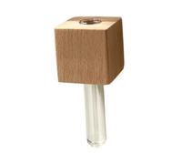 Gralara Mini Vase Décoratif pour Réfrigérateur, Petit Vase, Composition Florale pour Casier, Cuisine, Réfrigérateur, Bureau, Brun