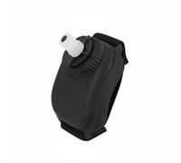 Gralara Outdoor Bladder Gourde Poignet Bouteille Poignet Réservoir Poignet Flasque Poignet Silicone Alimentaire Souple et PP avec Sangle Sécurisée pour Port , Noir