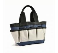 Gralara Outdoor Utility Carrier Sac à Outils Organiseur Fourre-tout Besace en Oxford 600D et Anti-perforation avec Slots Externes pour Outils Fréquents et, Blue Grey, S