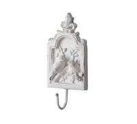 Gralara Patère Murale à Motif D'ange Shabby Chic Crochet Décoratif avec Angelot Patiné Crochet Mural Décoratif pour Entrée, Chambre, Couloir, Mbk011