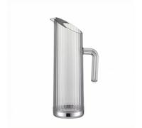 Gralara Pichet avec Poignée et Bec Verseur Nervuré Carafe avec Poignée Incassable Broc pour Restaurateurs, Maison, Restaurant, Bar, Array, Transparent