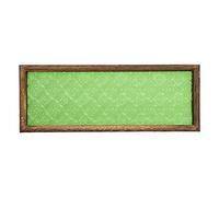 Gralara Plateau de Service Style Vintage pour Présentoir de Table de Fête, Vert 32.7x12.3cm
