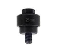 Gralara Poinçonneuse à Tôle, Boîte de Découpe pour Tôle, Matrice et Poinçon de Découpe Robustes pour Tôles D'acier, 25MM