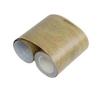 Gralara Pvc Wallpaper Papier Peint Adhésif Vinyle Film Décoratif Bande Bordure Revêtement Imitation Bois Matériau PVC Étanche et Lavable Convenant aux Murs, 5cmx10m, Bois De Nanmu