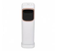 Gralara Rafraîchisseur D'air Oscillant Chauffage Soufflant Silencieux Appareil pour Salon, Blanc Avec Bordure Dorée, Modèle Régulier Avec Bordure Imitation Or