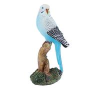 Gralara Résine Réaliste Vivid Mouette Statue Oiseaux Modèle Ornement Extérieur de Pelouse, 1 pièces perroquet en résine, 8x7x16cm / 3.15x2.75x6.3 pouces