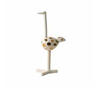 Gralara Statuette Grue Décorative Figurine Sculpture Oiseau Ornement Décoratif en Résine Profil Arrondi et Raffiné Convient aux Intérieurs Minimalistes et Luxueux Adaptée à Étagère Comptoir Entrée