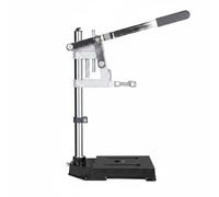 Gralara Support de Perçage Colonne de Perceuse Support de Perceuse Presse de Banc Structure en Acier Inoxydable et Fonte pour , Mise À Niveau, Grand Diamètre, Rotation À 360°, Base En Fonte