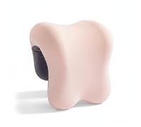 Gralara Support de Tête de Bureau Oreiller Coussin Appui Mémoire de Forme Matériaux Doux Polyester et Élasthanne pour Confort Adapté aux Étudiants Bureau Bibliothèque, Rose Bicolore