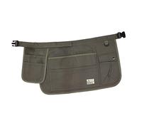 Gralara Tablier Demi-longueur, Sac Banane, Organisateur de Ceinture à Outils, Portable et Ajustable, Tablier de Jardinage et de Travail pour L'en, vert
