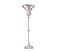 Gralara Vase Urne Effet Vieilli Urne Décorative Poignées Courbées Pot sur Pied pour Jardin, Terrasse, Salon, Haut