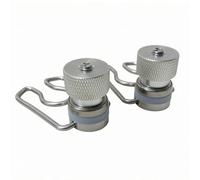 Gralara Visière de Soudage Système Attache Casque Support Circulaire Vis Mécanisme Fil d'Acier Utilisable pour Casque de Protection Maintenance Industries Métallurgiques, Argent, Roulement Intégré