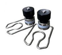 Gralara Visière de Soudage Système Attache Casque Support Circulaire Vis Mécanisme Fil d'Acier Utilisable pour Casque de Protection Maintenance Industries Métallurgiques, Noir, Roulement Intégré