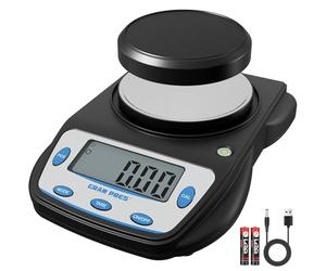 GRAM PRES Balance de laboratoire numérique - 600 g x 0,01 g | Précision électronique - Balance analytique scientifique - Pour bijoux, poudre, pièces de monnaie, etc.