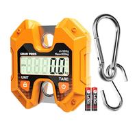 GRAM PRES Balance numérique suspendue 660 lb/300 kg, mini balance de grue portable, balance numérique avec crochet pour la ferme, le poisson, la viande, le gibier, les bagages, l'extérieur