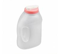 Gran Transluci Poignée Latérale Moulée Ouverture Large pour Jus eau Fraîche Adaptée aux Rayons Du Réfrigérateur, 2400ml