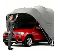 Grand abri d'auto en acier, auvent pliable et robuste, résistant aux intempéries, garage portable rétractable et verrouillable pour parking