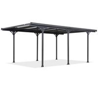 Grand abri en polycarbonate Montana 3,15 x 5,00 m CoverTech anthracite