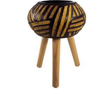 Grand bac à plantes ovale en fibre de verre, 45 cm