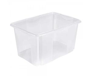 Grand Bac Transparent empilable emboitable 45 litres