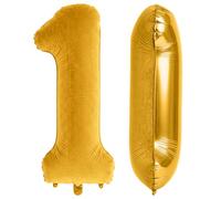 Grand ballon en velours en forme de chiffre 101,6 cm pour décoration de fête de garçons et filles - Grand ballon en velours mat floqué pour décoration de fête