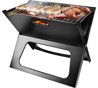 Grand Barbecue de Jardin Portable Pliable Voyage Bbq Pour Camping Valise