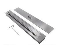 Grand bloc de combustion avec fibre céramique et régulateur de flamme PURLINE F96120 Argent Argent G