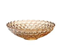 Grand Bol à Fruits en Cristal de Verre Bol à Bonbons Bol de Service Bol décoratif Maison/Bureau Plateau Polyvalent Bol en Verre écologique en Cristal, 30 cm(D)