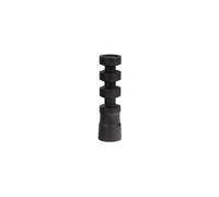 Grand bougeoir en bois de manguier noir, chandelier - Woood, Midi - H41 cm