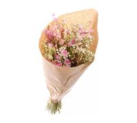 Grand bouquet fleurs séchées blanc &am