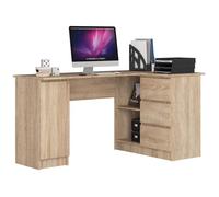 Akord Bureau d'angle avec caisson - Chêne
