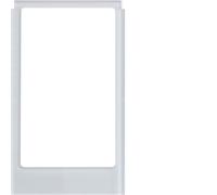 Grand cadre angulaire en verre blanc polaire - WD2231