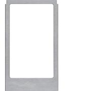 Grand cadre design angulaire en acier inoxydable brossé - WD2243