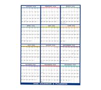 Grand Calendrier Effaçable Mural - Calendrier Annuel 2026 Sur 12 Mois - Planner Organisation 61 X 91 Cm Pour École Bureau Maison Amis Étudiants Enseignants Frigo