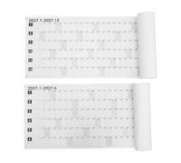 Grand Calendrier Mural Annuel 2027 365 Jours Papier Autocollants | Disposition Colorée Claire, Suivi Facile des Habitudes, Stickers Motivationnels pour Étudiants et Bureaux