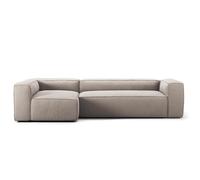Grand Canapé 4 Places Méridienne Gauche Sandshell/Beige