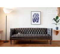 Grand Canapé Chesterfield club en cuir Lopigna
