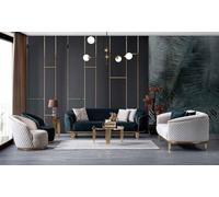 Grand canapé Ensemble complet Trois places Fauteuil de luxe Ensemble rembourré