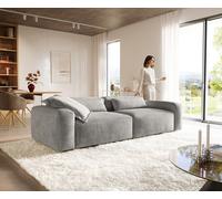 Grand canapé Freestyle Pure 280x110 cm Tissu texturé gris doux