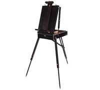 Grand chevalet de Sol à Cadre en A, chevalet en Bois de hêtre avec tiroir de Rangement, boîte à Outils de Croquis Portable pour Adultes, Utilisation pour Le Dessin d'artiste