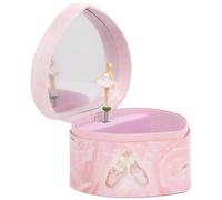 Grand Coeur Musical Ballerine Rose Rose TU