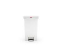 Grand collecteur professionnel à déchets 90 litres - Blanc