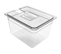 Grand Contenant Sous Vide,Cuve d'Eau pour Cuisson Sous Vide avec Couvercle | Boîte de Immersion Transparente Étanche pour Food Truck Camping-Car Restaurant