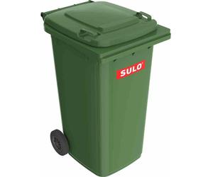 Grand conteneur à déchets 240l HDPE bleu, mobile, selon EN 840 SULO