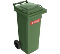 Grand conteneur à déchets 80l HDPE vert, mobile, selon EN 840 SULO
